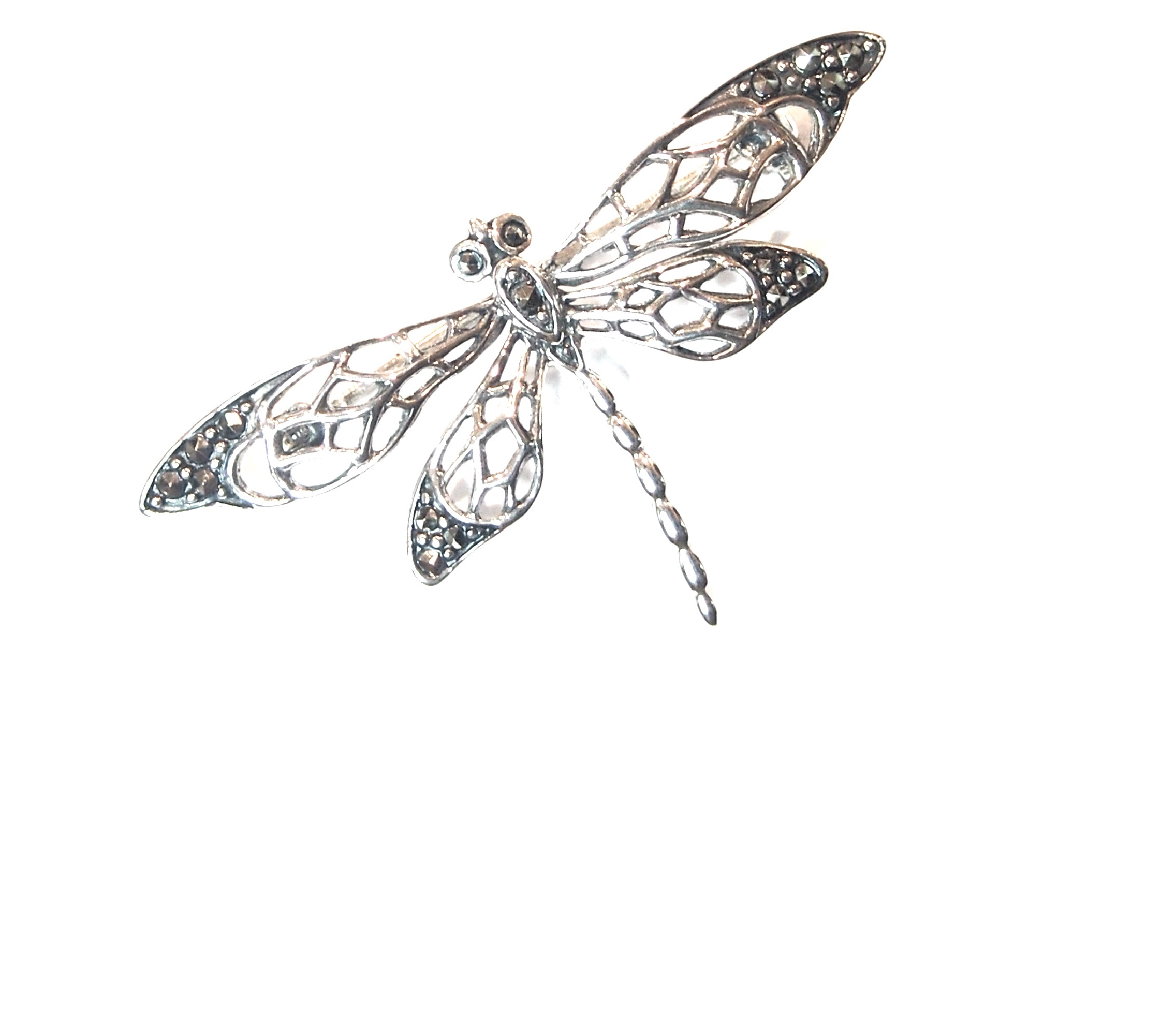 Broche de Plata de Ley y marcasitas. Ref.: AB-590/00: Catálogo de Antigua Joyeros Broche de Plata de Ley y marcasitas. Ref.: AB-590/00: Catálogo de Antigua Joyeros