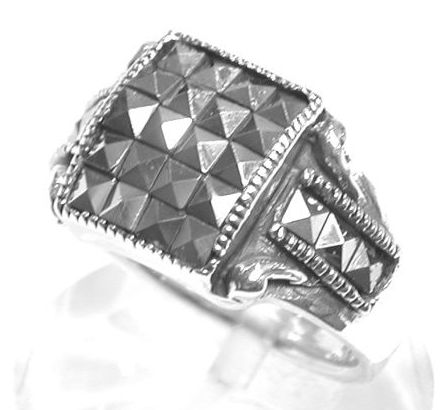 Sortija de Plata y Marcasitas. Ref. ES-793/00: Catálogo de Antigua Joyeros Sortija de Plata y Marcasitas. Ref. ES-793/00: Catálogo de Antigua Joyeros