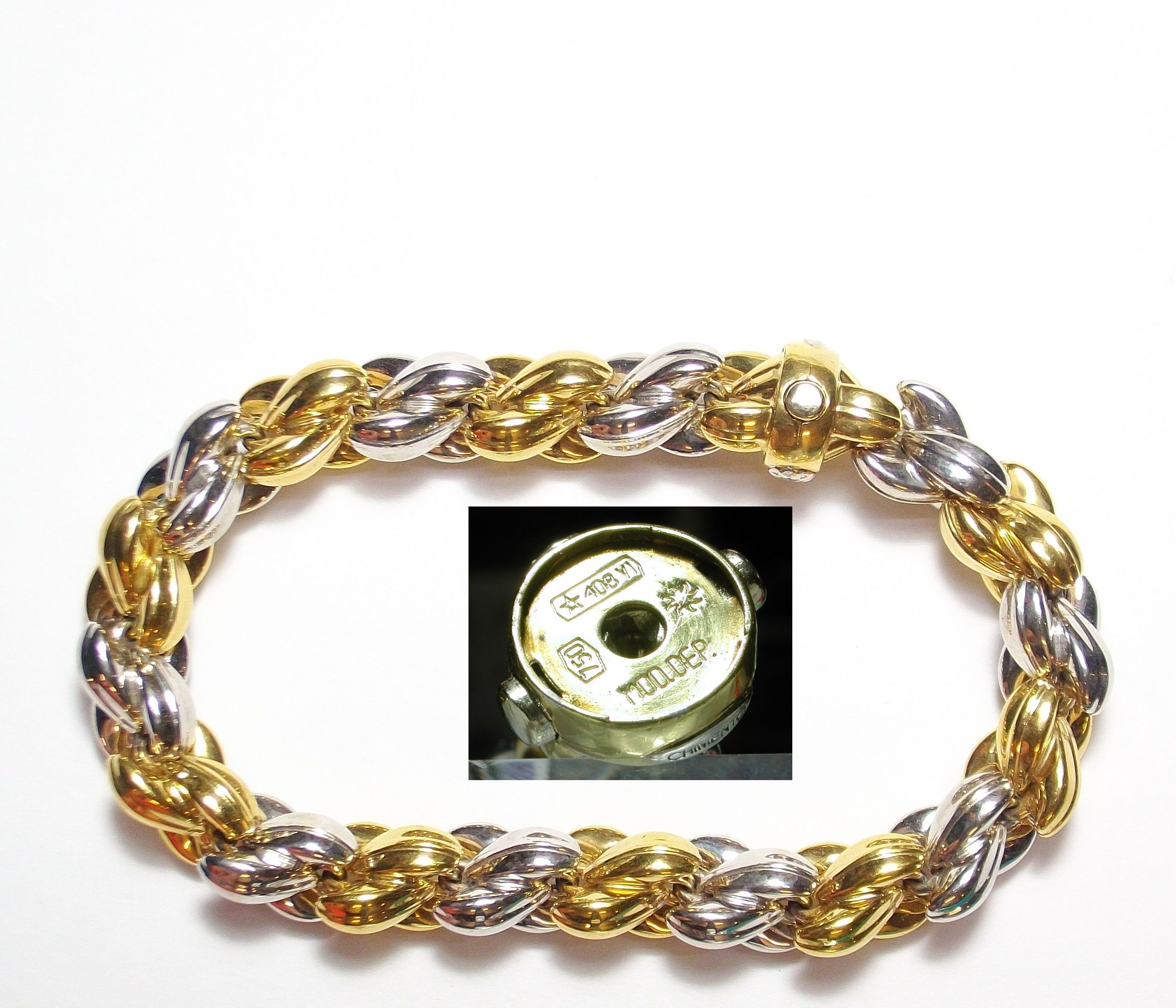 Pulsera de oro bicolor de 18k de marca CHIMENTO (Italia): Catálogo de Antigua Joyeros Pulsera de oro bicolor de 18k de marca CHIMENTO (Italia): Catálogo de Antigua Joyeros