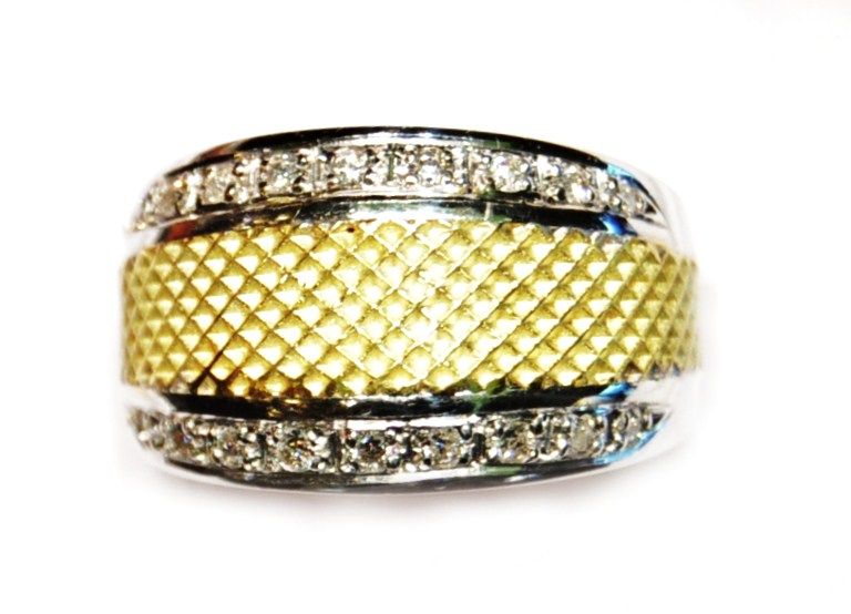 Sortija Oro Bicolor Diamantes Sortija Oro Bicolor Diamantes