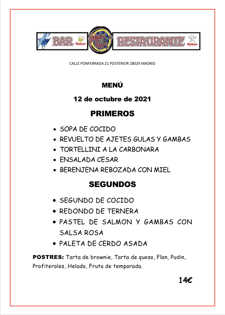 12 de octubre 2021 12 de octubre 2021