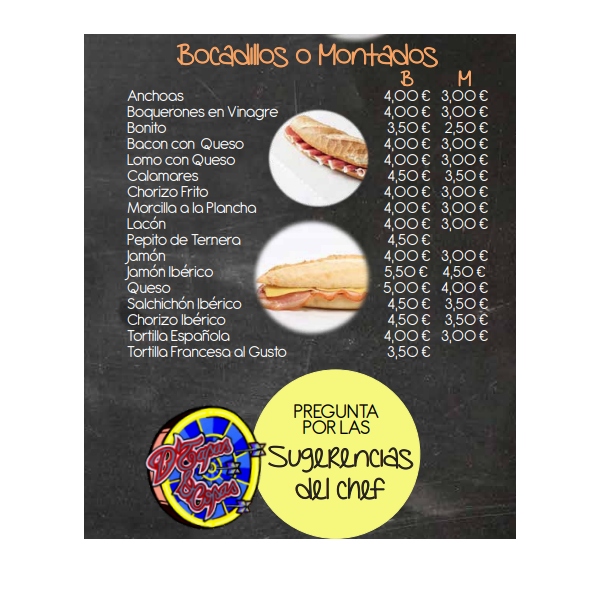 Bocadillos Bocadillos