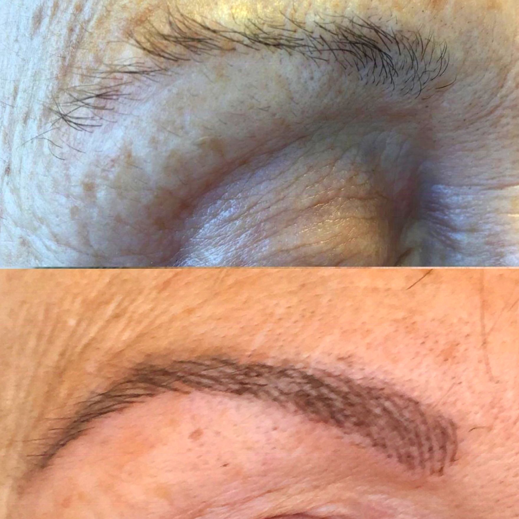 Microblading cejas antes y después Microblading cejas antes y después