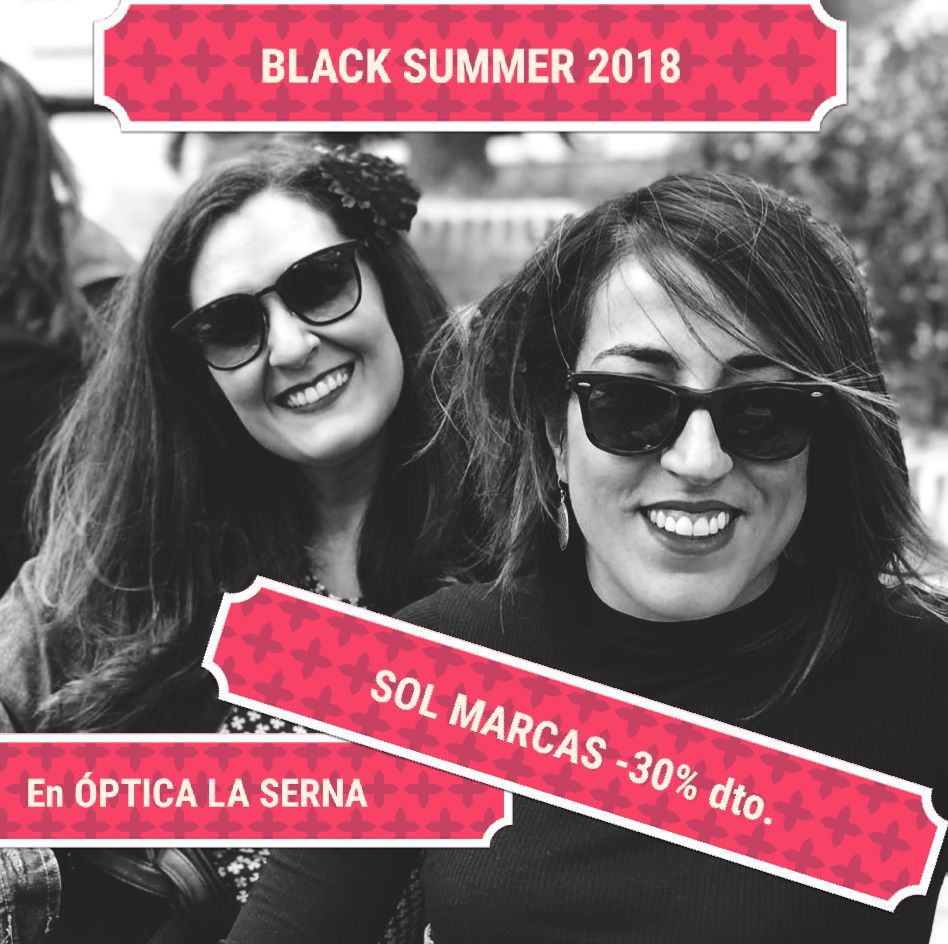 BLACK SUMMER EN GAFAS DE SOL DE MARCA: Óptica y audiología de ÓPTICA LA SERNA - CENTRO AUDITIVO BLACK SUMMER EN GAFAS DE SOL DE MARCA: Óptica y audiología de ÓPTICA LA SERNA - CENTRO AUDITIVO