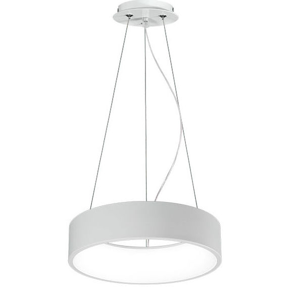 Colgante circular LED 45cm diam. Blanco Colgante circular LED 45cm diam. Blanco