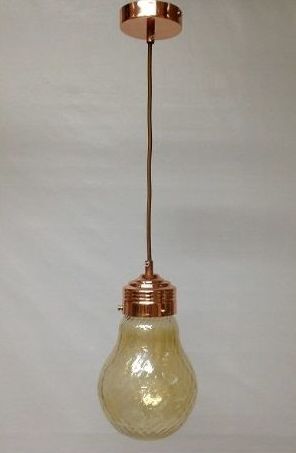 Lámpara colgante modelo 424 ambar pequeño Lámpara colgante modelo 424 ambar pequeño