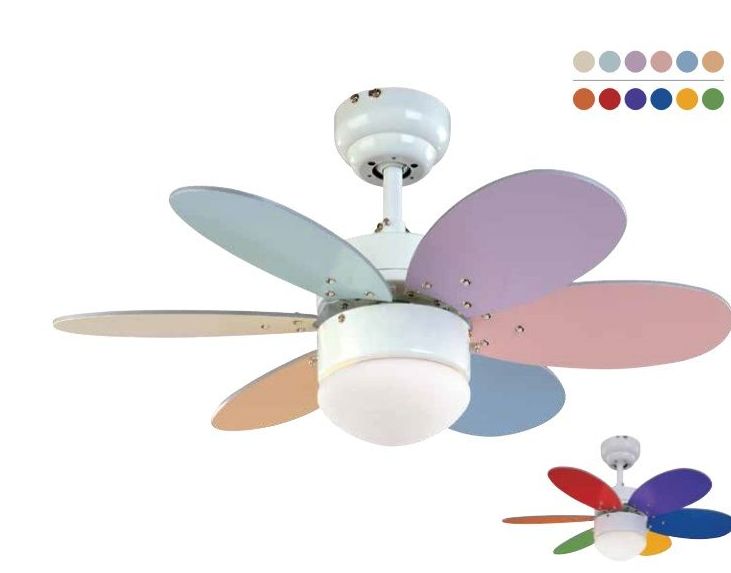 Ventilador modelo rainbow colores + colores pastel Ventilador modelo rainbow colores + colores pastel