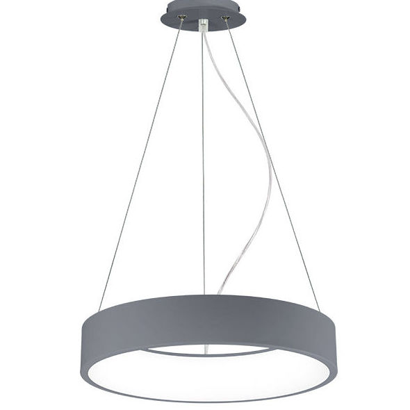 Colgante circular LED 60cm diam. Gris antracita Colgante circular LED 60cm diam. Gris antracita