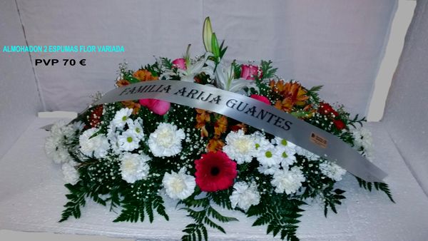 Almohadón 2 espumas flor variada 70 € Almohadón 2 espumas flor variada 70 €
