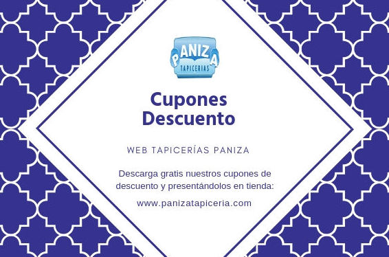 CUPONES DE DESCUENTO WEB- TAPICERÍAS PANIZA, SL