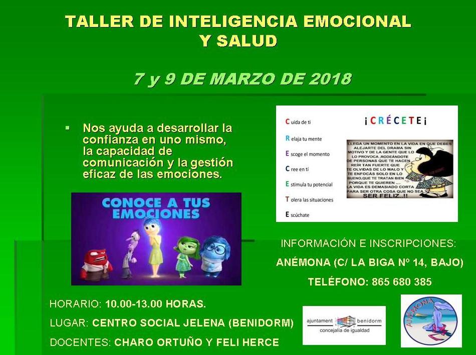 Taller de Inteligencia Emocional y Salud: Especialidades de Psicóloga Rosario Ortuño Taller de Inteligencia Emocional y Salud: Especialidades de Psicóloga Rosario Ortuño