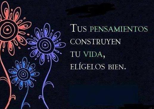 "Eres lo que piensas" "Eres lo que piensas"