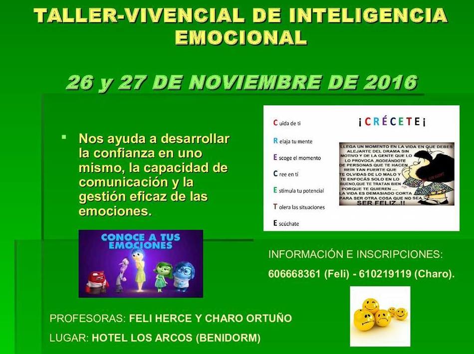 Créce T-Vivencial de Inteligencia Emocional: Especialidades de Psicóloga Rosario Ortuño Créce T-Vivencial de Inteligencia Emocional: Especialidades de Psicóloga Rosario Ortuño