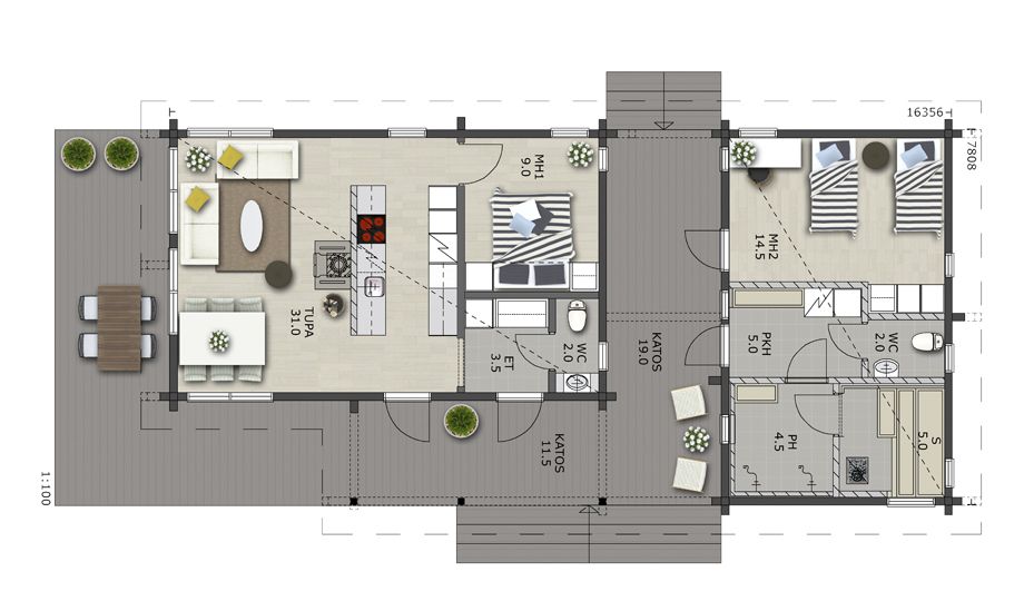 Casas de tronco laminado o macizo: CATALOGOS DE CASAS Y TERRENOS de Fundo y Madelar Casas de tronco laminado o macizo: CATALOGOS DE CASAS Y TERRENOS de Fundo y Madelar