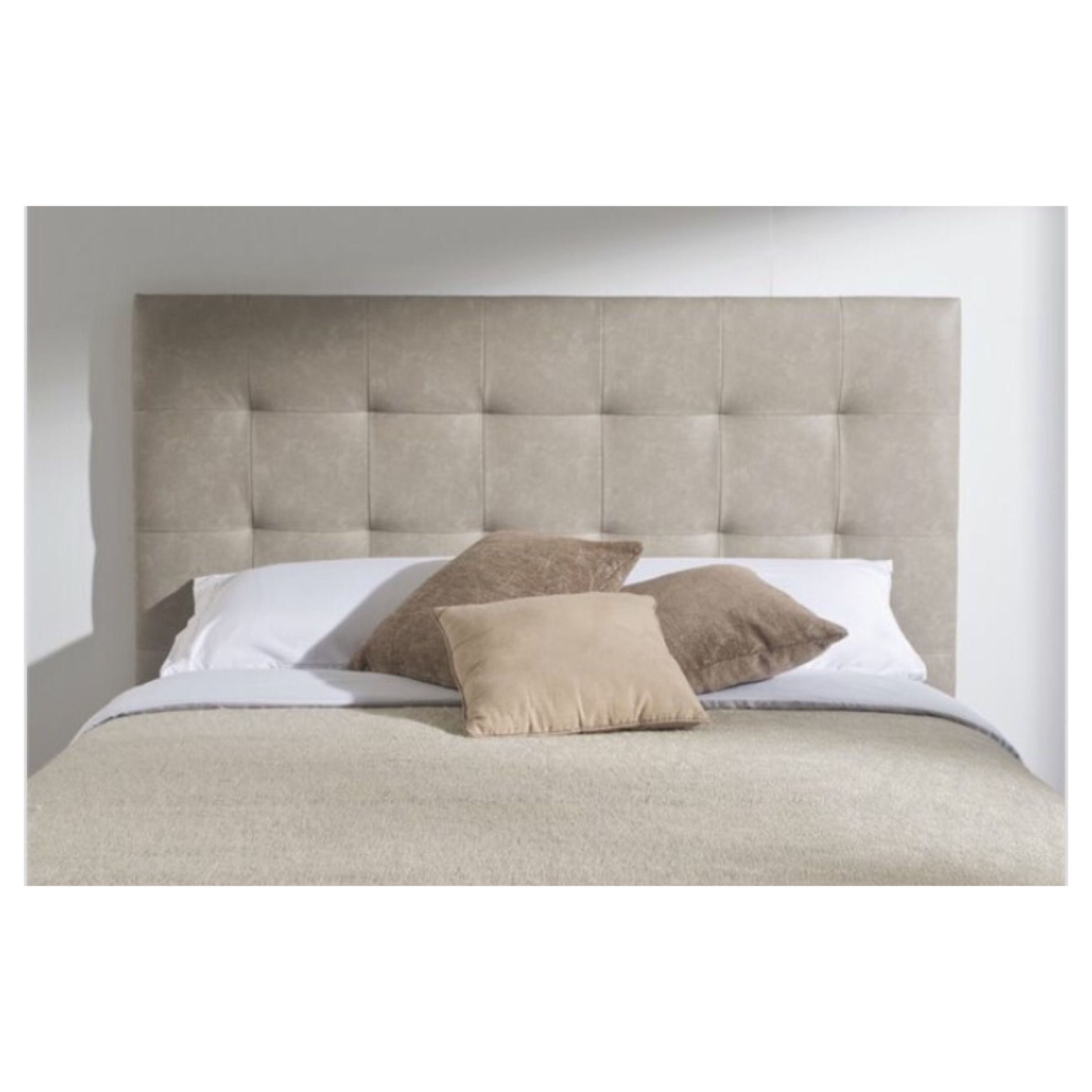 Cabezal Tapizado Polipiel Beige Cabezal Tapizado Polipiel Beige