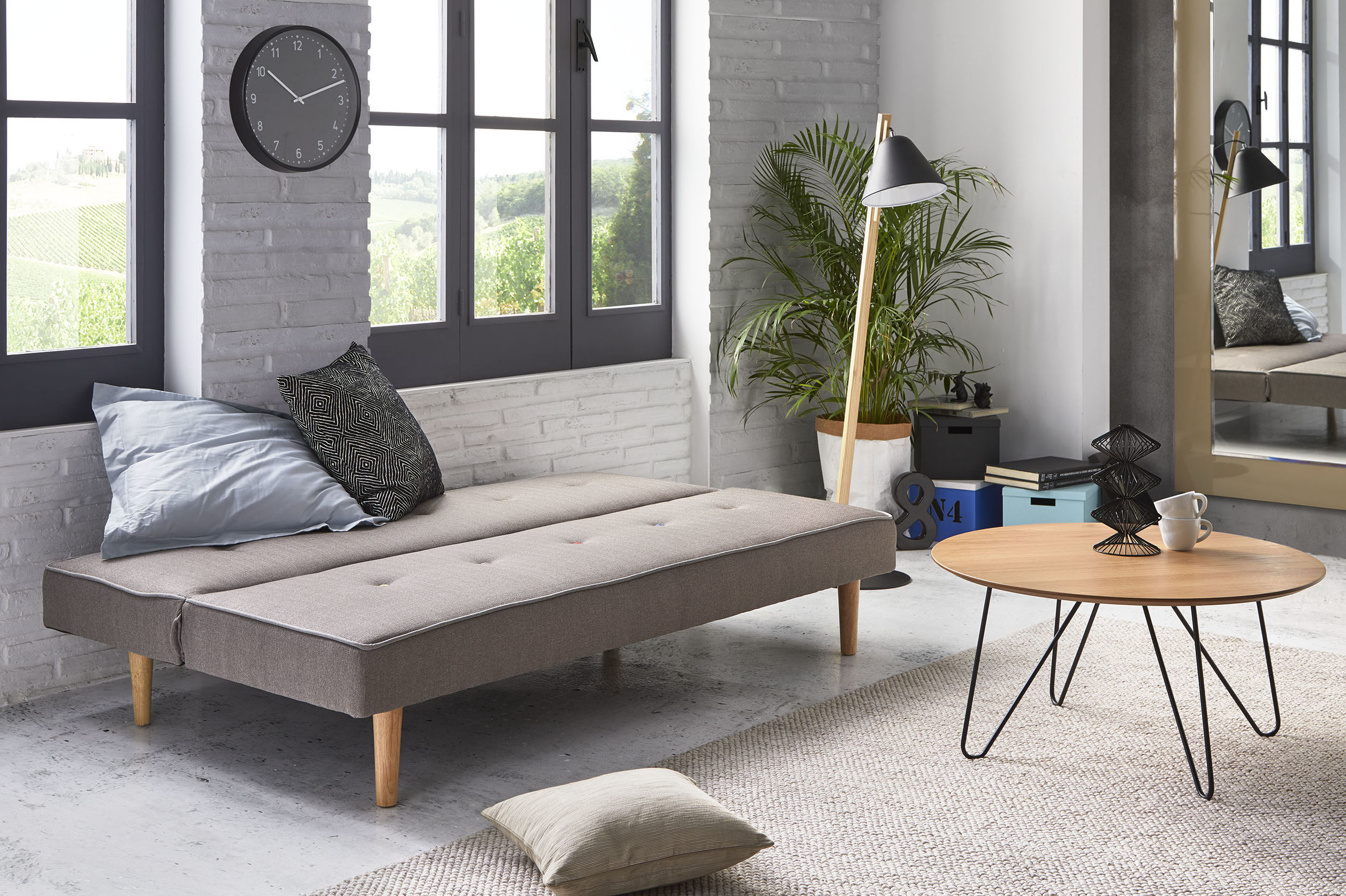 Sofá Cama Estilo Nórdico en Muebles Sagunto Sofá Cama Estilo Nórdico en Muebles Sagunto
