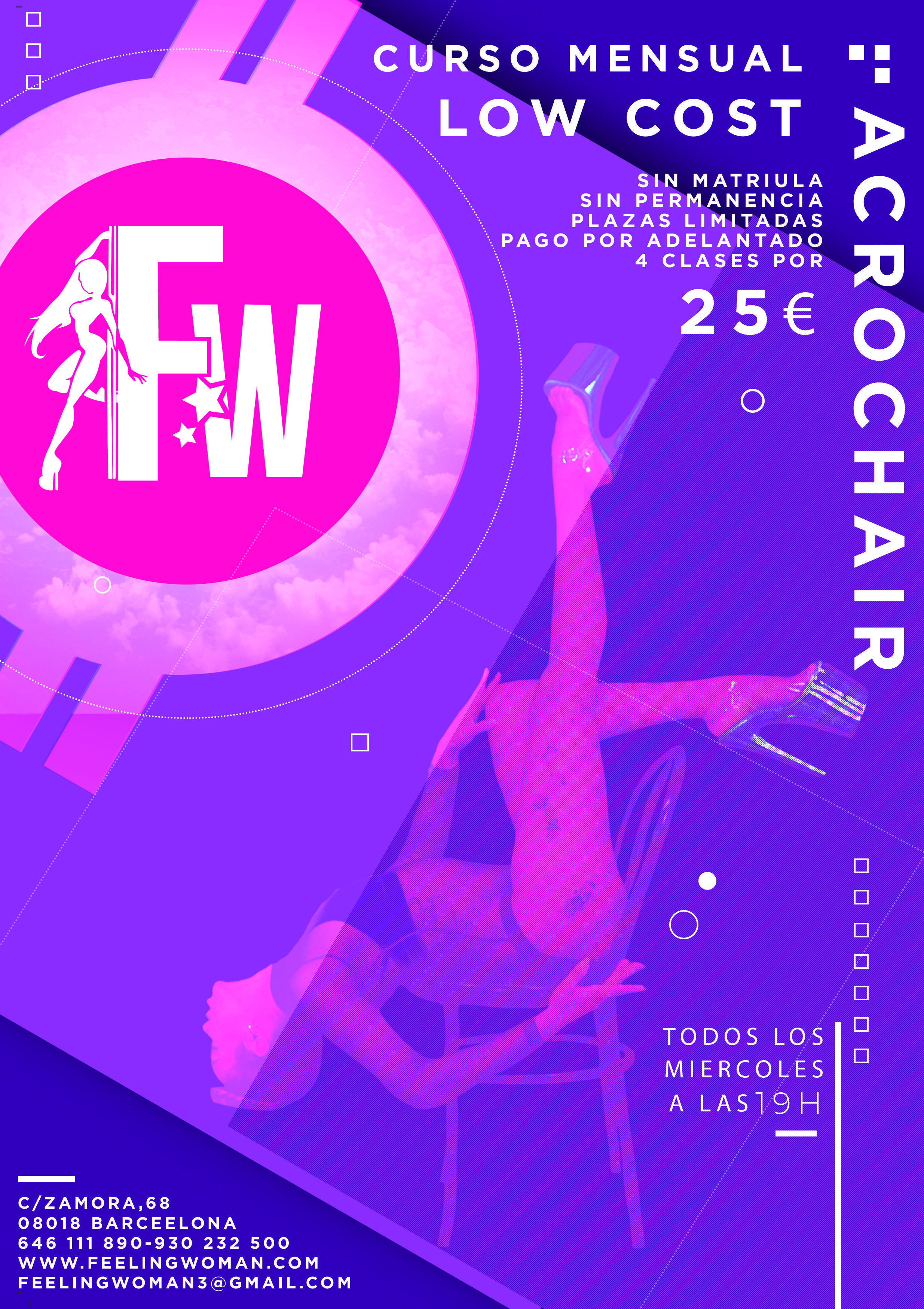 CURSO ACRO CHAIR LOW COST : CLASES Y MÁS... de Feeling Woman Pole Dance-Sport CURSO ACRO CHAIR LOW COST : CLASES Y MÁS... de Feeling Woman Pole Dance-Sport