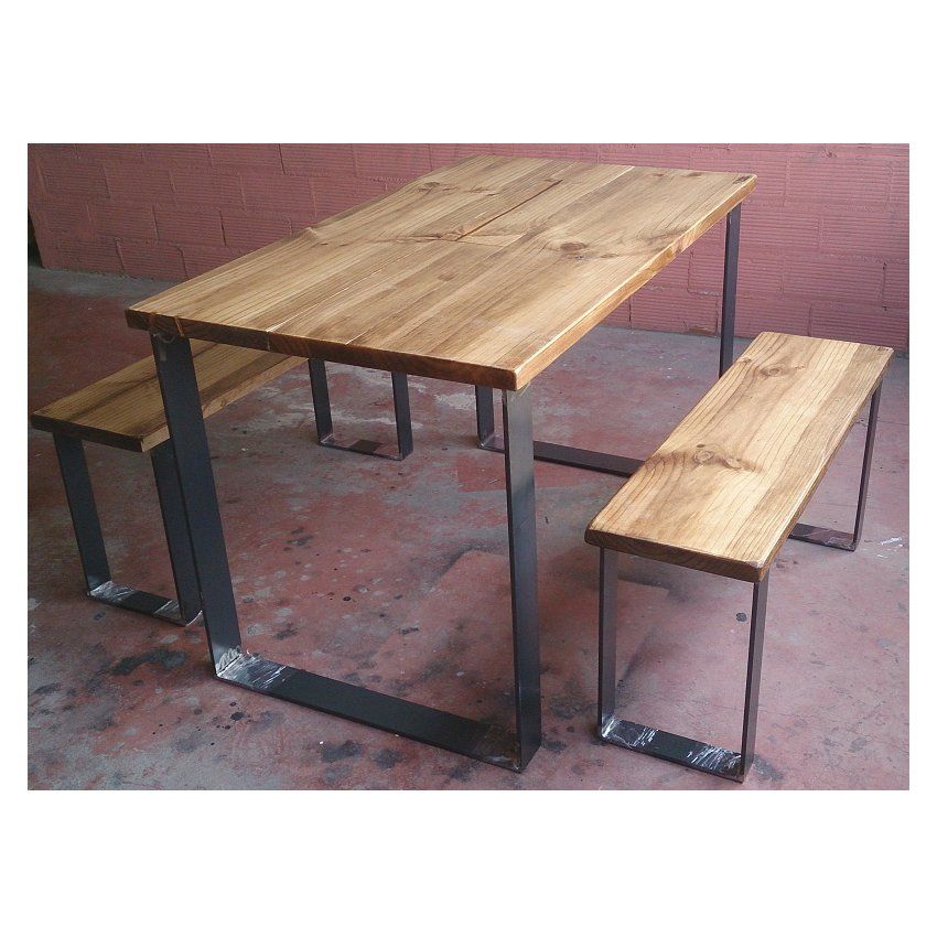PFF. 019 · Mesa y bancos Maialen: Muebles de Paletto´s Furnature PFF. 019 · Mesa y bancos Maialen: Muebles de Paletto´s Furnature