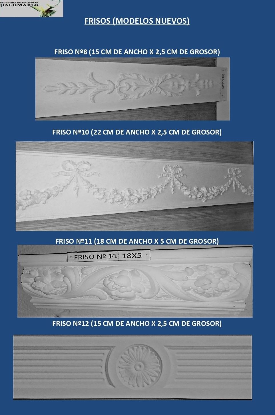 Frisos: Catálogo de I. De Escayolas Palomares Frisos: Catálogo de I. De Escayolas Palomares
