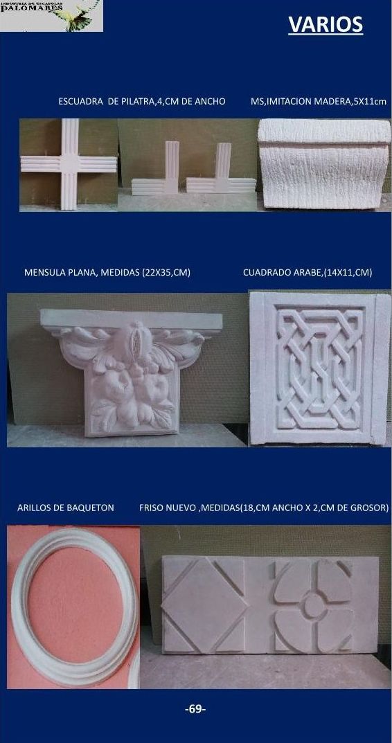 Adornos y Candilejas: Catálogo de I. De Escayolas Palomares Adornos y Candilejas: Catálogo de I. De Escayolas Palomares