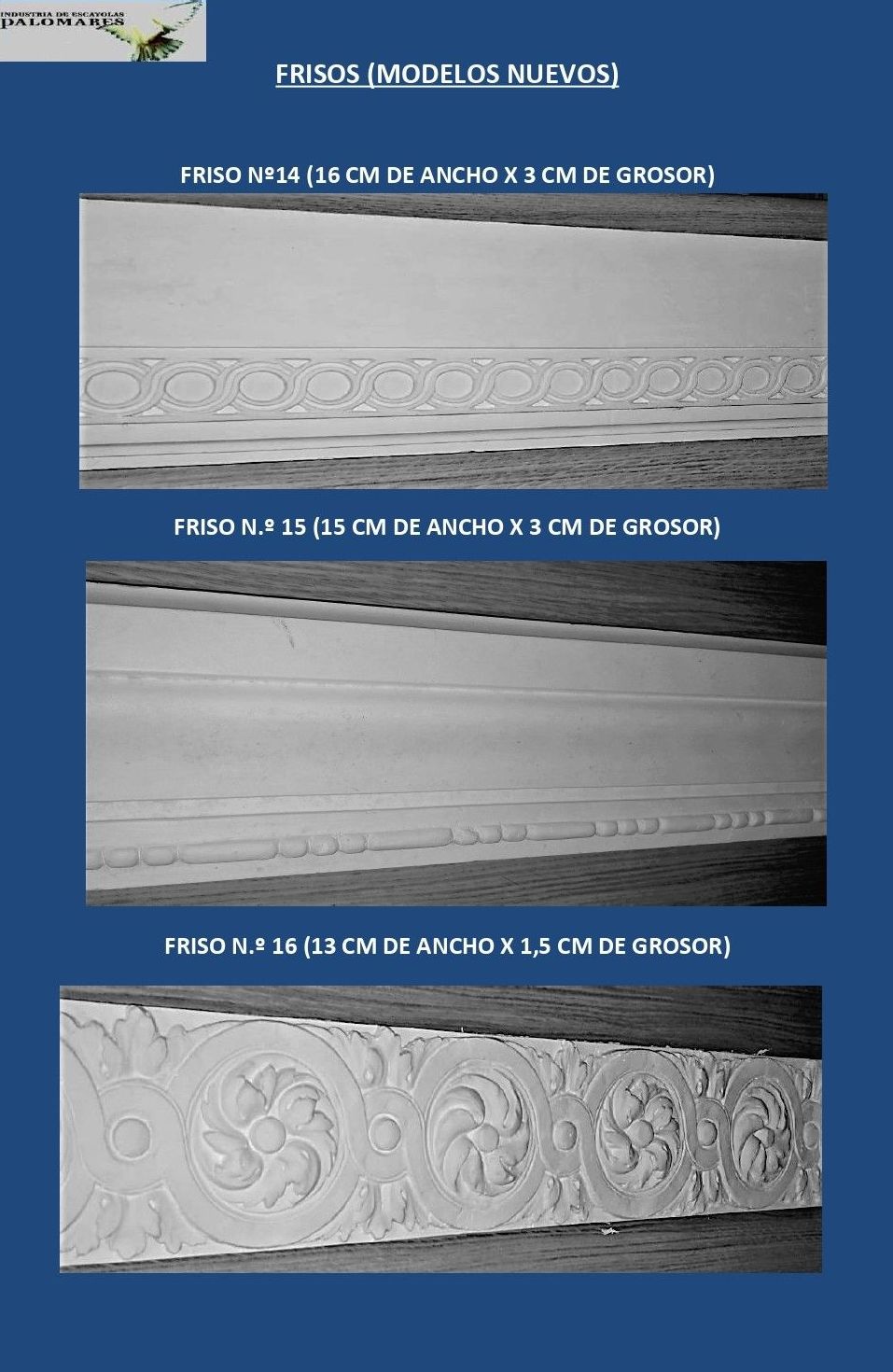 Frisos: Catálogo de I. De Escayolas Palomares Frisos: Catálogo de I. De Escayolas Palomares