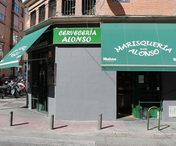 Fachada de nuestro bar de tapas en Prosperidad, Madrid