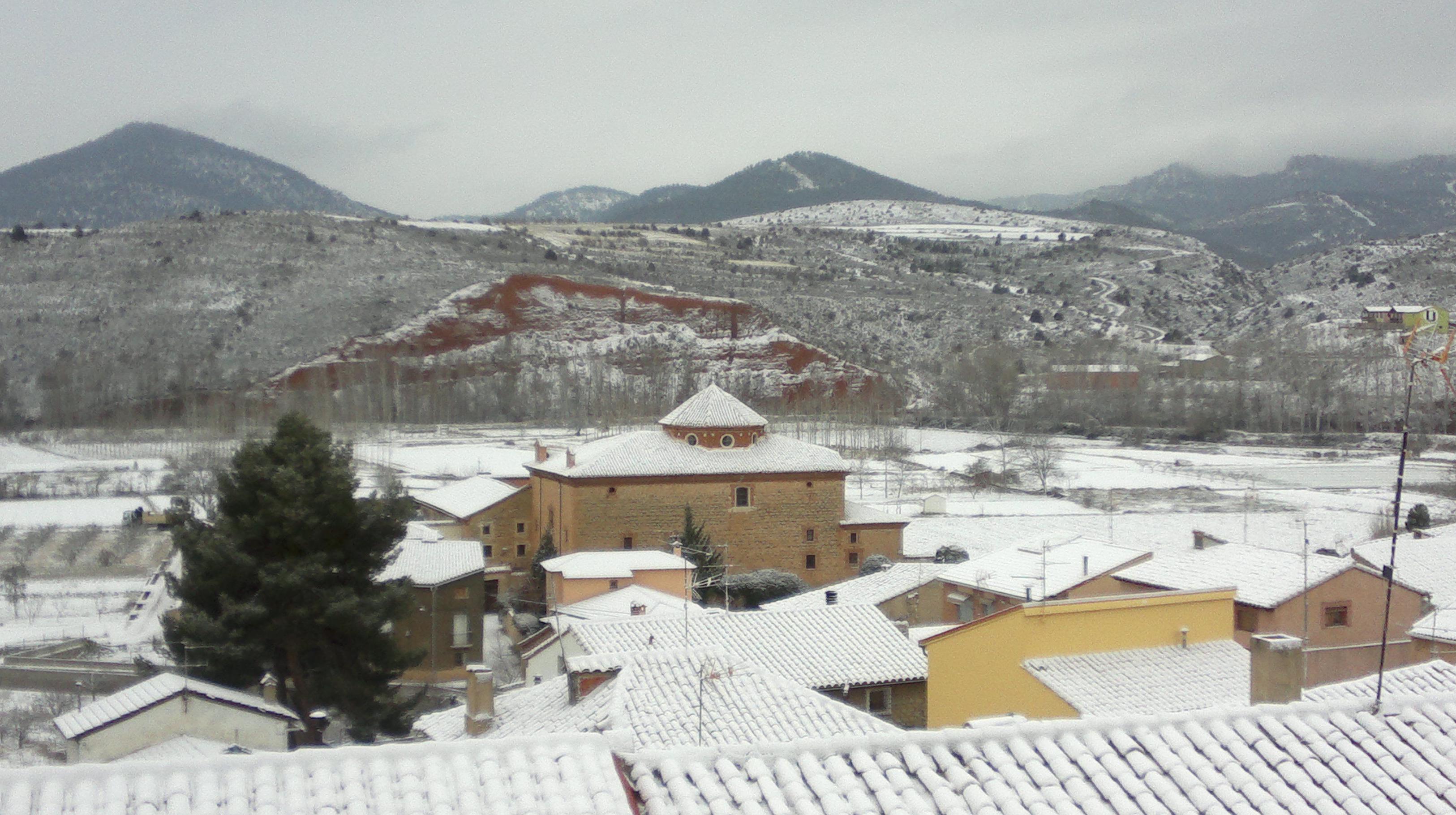 Gea de Albarracín nevado