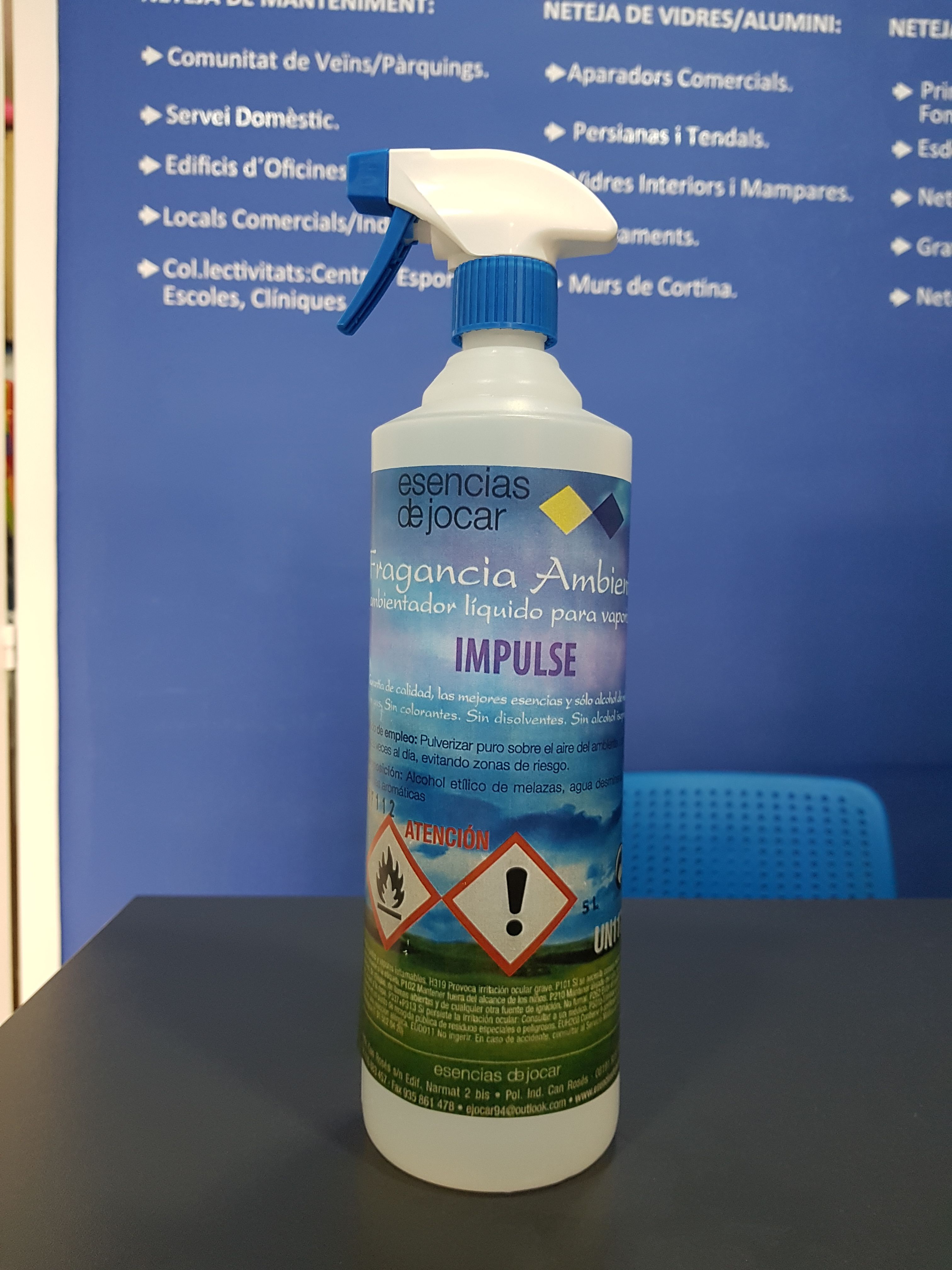 Ambientador Impulse 1L: SERVICIOS Y PRODUCTOS de Neteges Louzado, S.L. Ambientador Impulse 1L: SERVICIOS Y PRODUCTOS de Neteges Louzado, S.L.