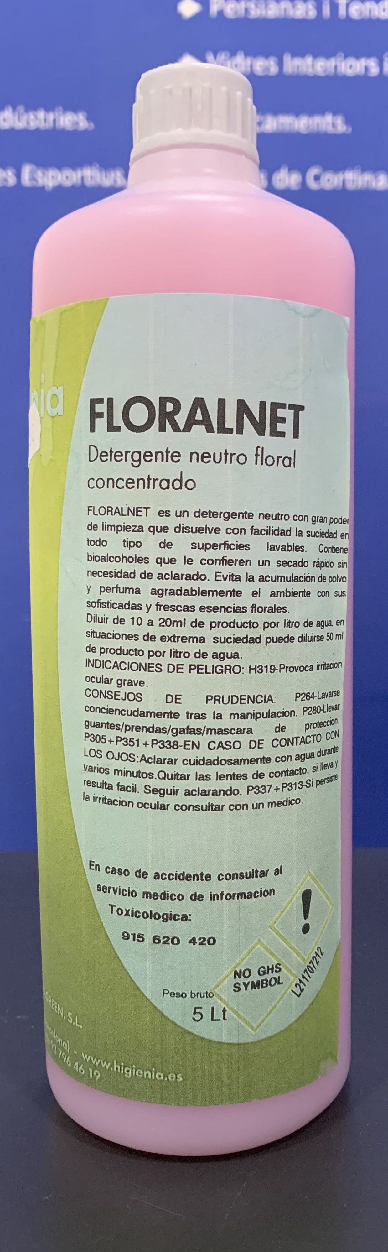 Fregasuelo floralnet 5litros: SERVICIOS Y PRODUCTOS de Neteges Louzado, S.L. Fregasuelo floralnet 5litros: SERVICIOS Y PRODUCTOS de Neteges Louzado, S.L.