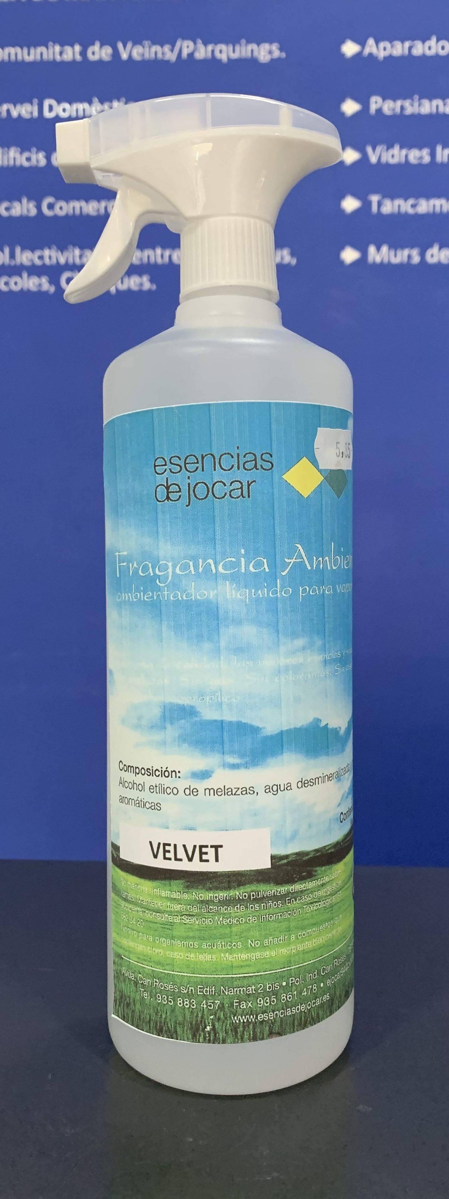 AMBIENTADOR VELVET 1L SPRAY. INSPIRADO EN AQUA DI GIO GIORGIO ARMANI: SERVICIOS Y PRODUCTOS de Neteges Louzado, S.L. AMBIENTADOR VELVET 1L SPRAY. INSPIRADO EN AQUA DI GIO GIORGIO ARMANI: SERVICIOS Y PRODUCTOS de Neteges Louzado, S.L.