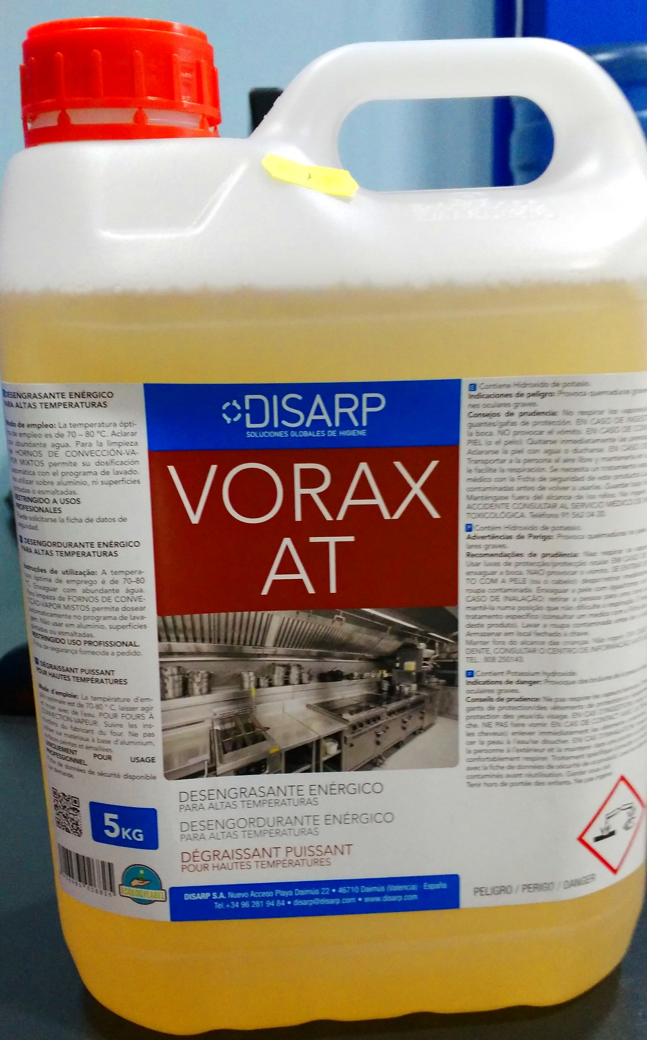 DESENGRASANTE VORAX AT 5 L: SERVICIOS Y PRODUCTOS de Neteges Louzado, S.L. DESENGRASANTE VORAX AT 5 L: SERVICIOS Y PRODUCTOS de Neteges Louzado, S.L.