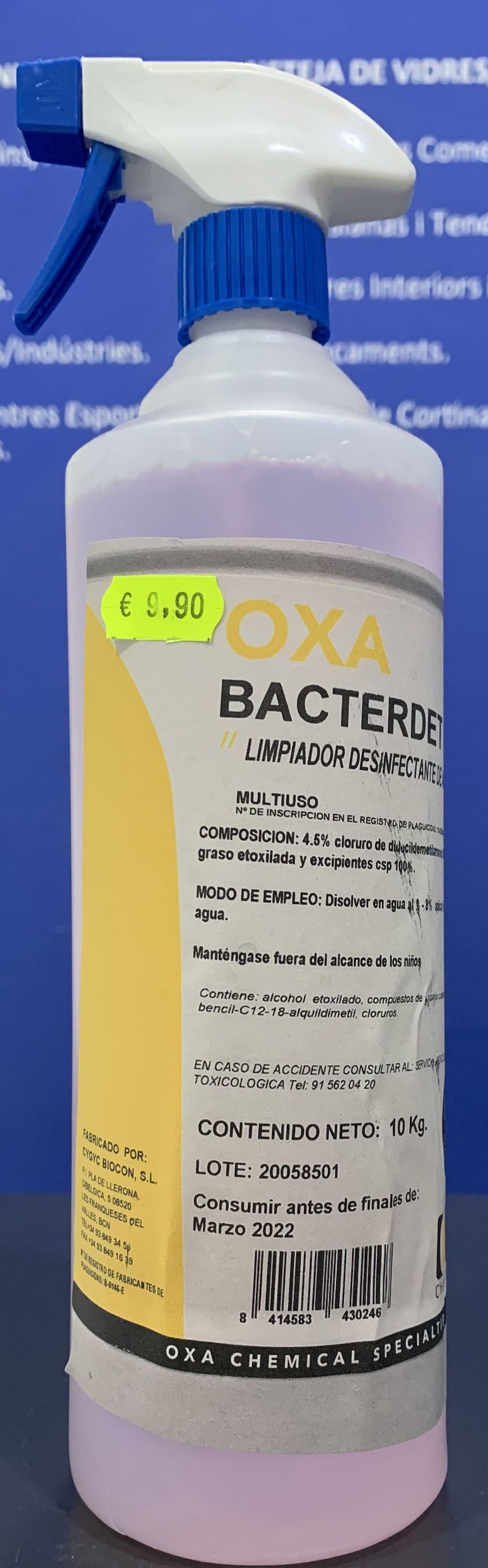 OXA bactericida plus 1L: SERVICIOS Y PRODUCTOS de Neteges Louzado, S.L. OXA bactericida plus 1L: SERVICIOS Y PRODUCTOS de Neteges Louzado, S.L.
