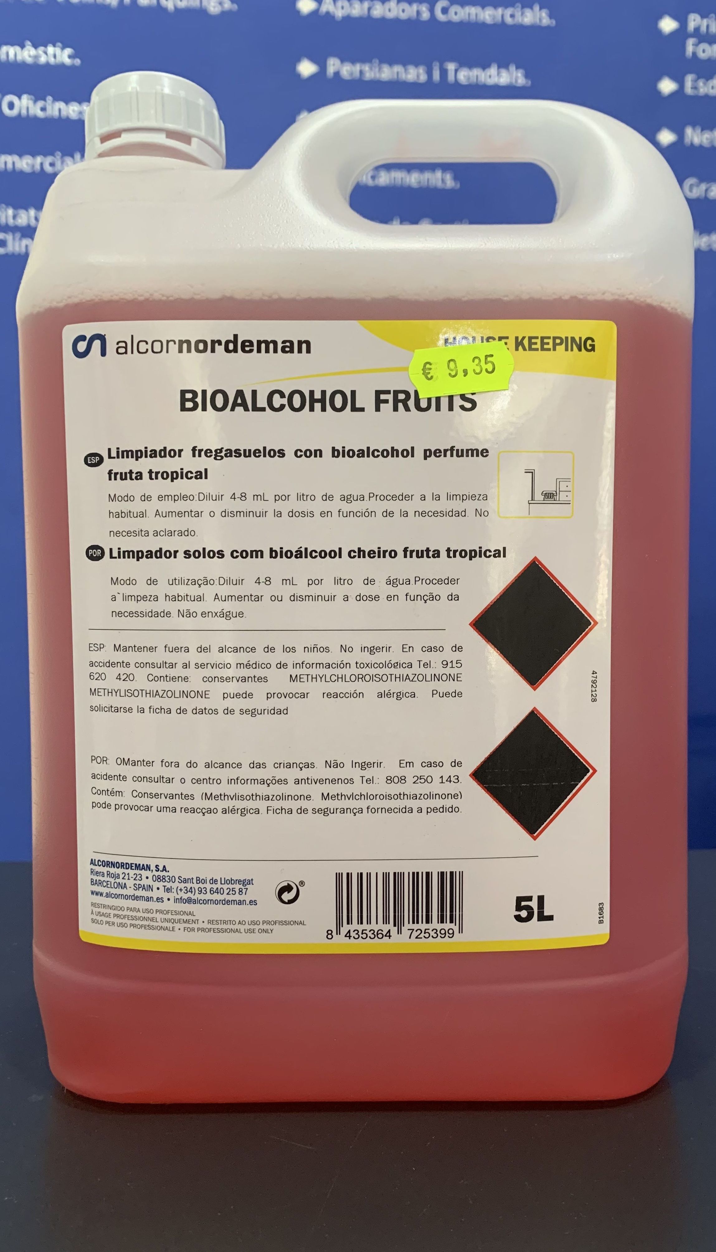 Fregasuelo bioalchool fruits : SERVICIOS Y PRODUCTOS de Neteges Louzado, S.L. Fregasuelo bioalchool fruits : SERVICIOS Y PRODUCTOS de Neteges Louzado, S.L.