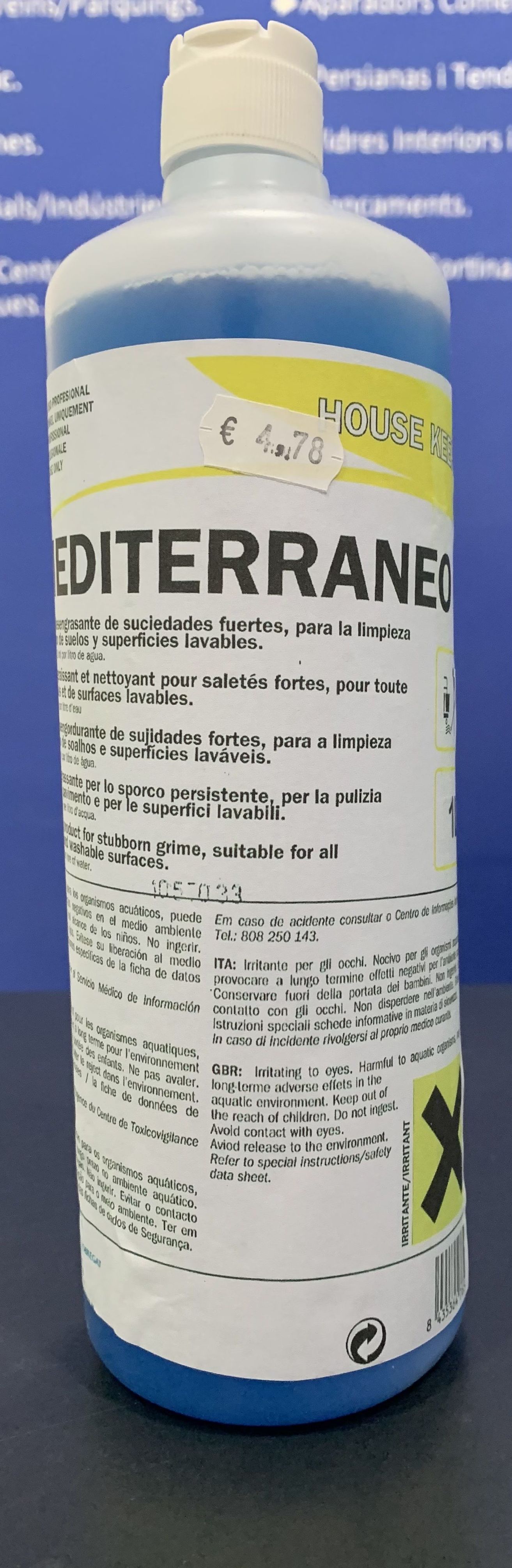 Fregasuelos Mediterraneo 5L.: SERVICIOS Y PRODUCTOS de Neteges Louzado, S.L. Fregasuelos Mediterraneo 5L.: SERVICIOS Y PRODUCTOS de Neteges Louzado, S.L.