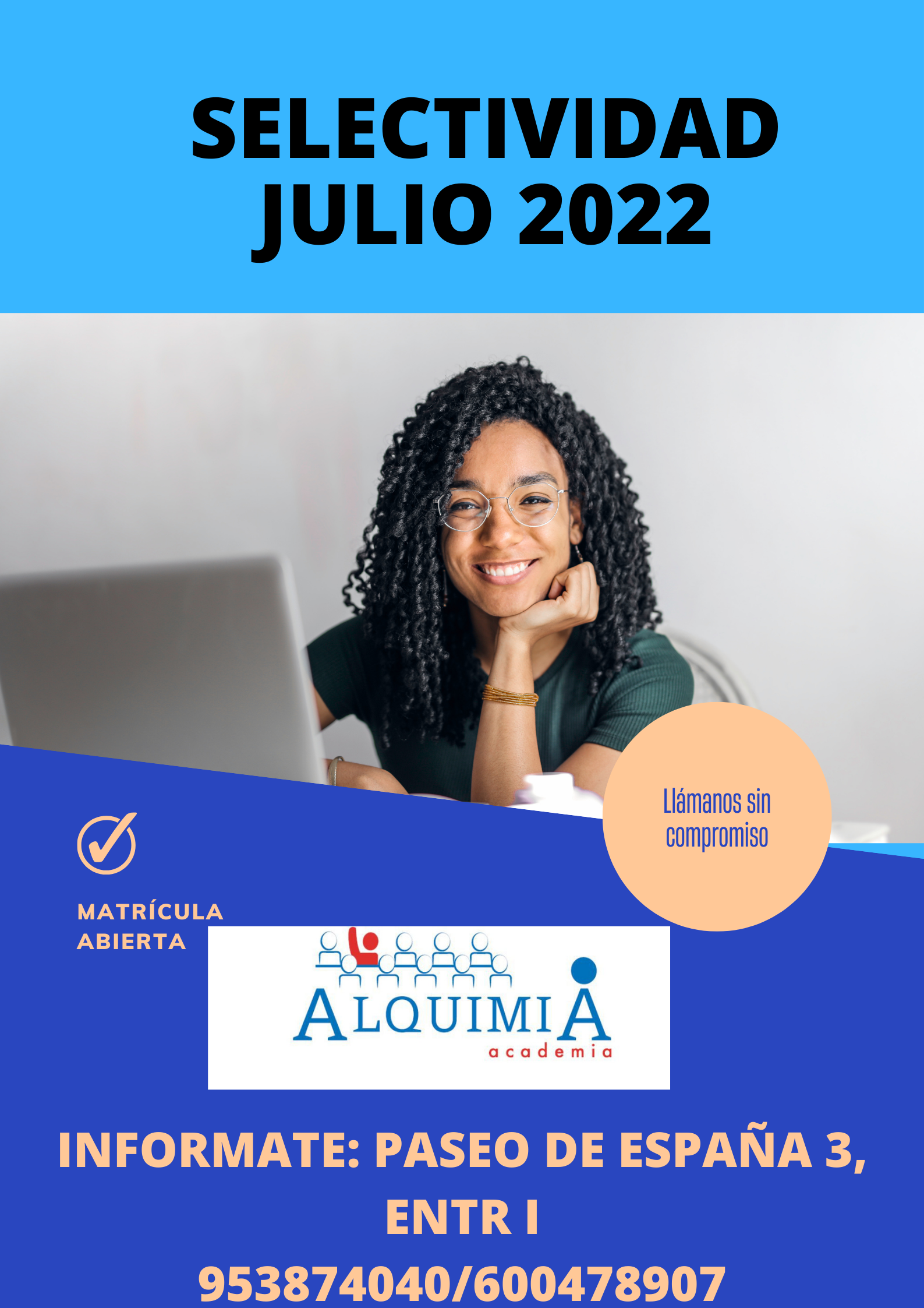 INTENSIVO SELECTIVIDAD JULIO 2022: NUESTRA OFERTA FORMATIVA de Alquimia