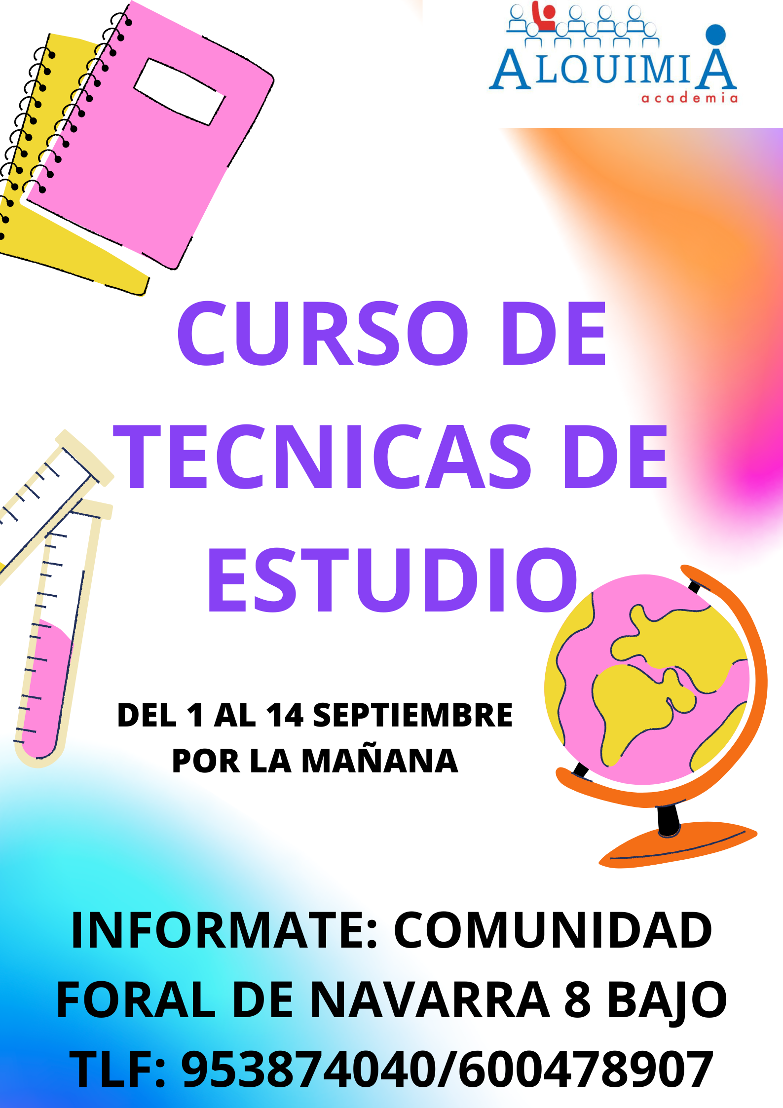 TÉCNICAS DE ESTUDIO: NUESTRA OFERTA FORMATIVA de Alquimia