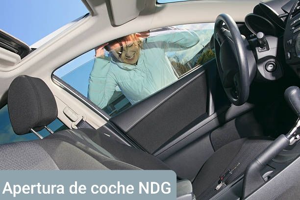 Aperturas de coches: Servicios de NDG CERRAJEROS Aperturas de coches: Servicios de NDG CERRAJEROS
