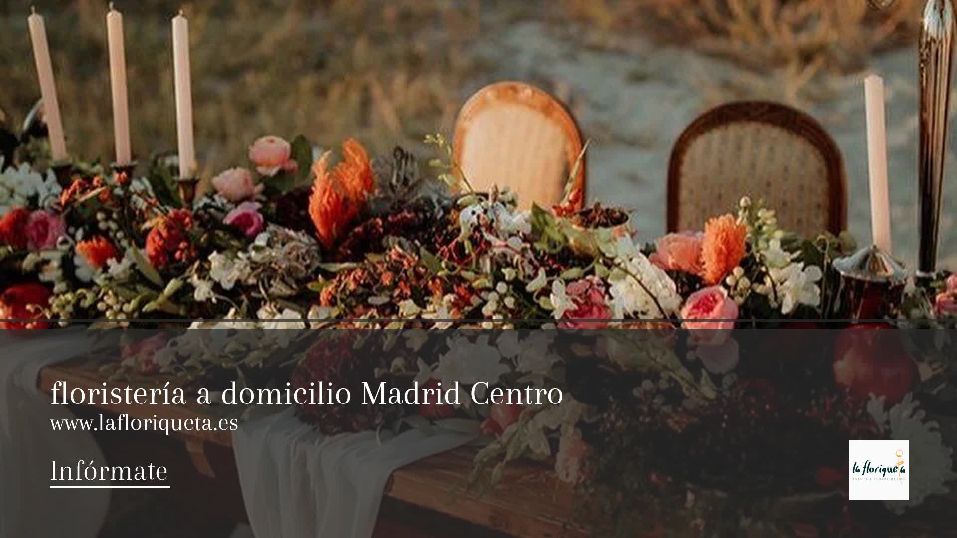 Tu floristería a domicilio en Madrid Centro | La Floriqueta