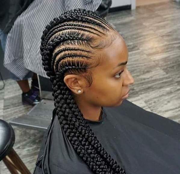 trenzas pegadas al pelo