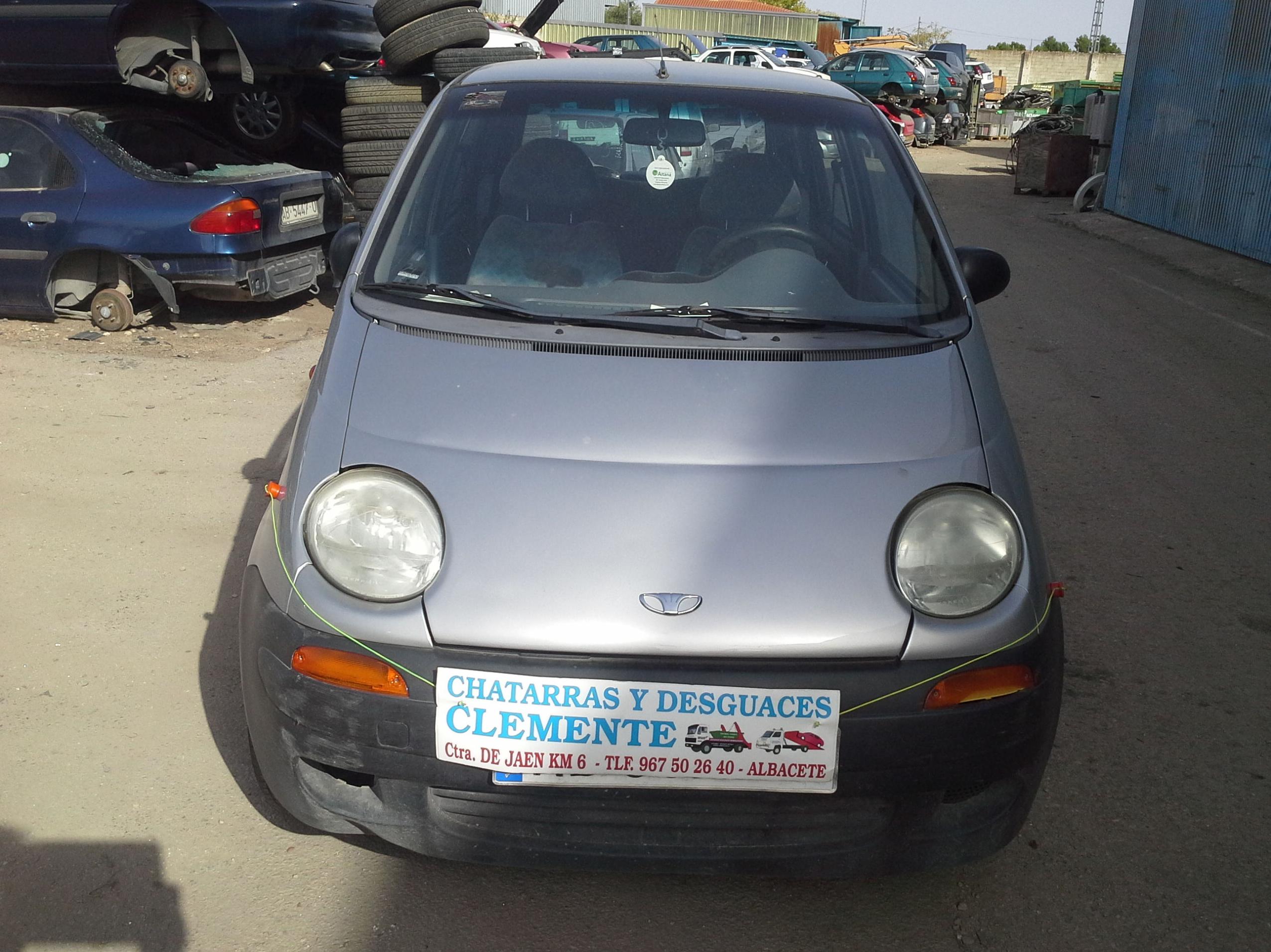 Daewoo Matiz para venta de piezas en Desguaces Clemente de Albacete Daewoo Matiz para venta de piezas en Desguaces Clemente de Albacete