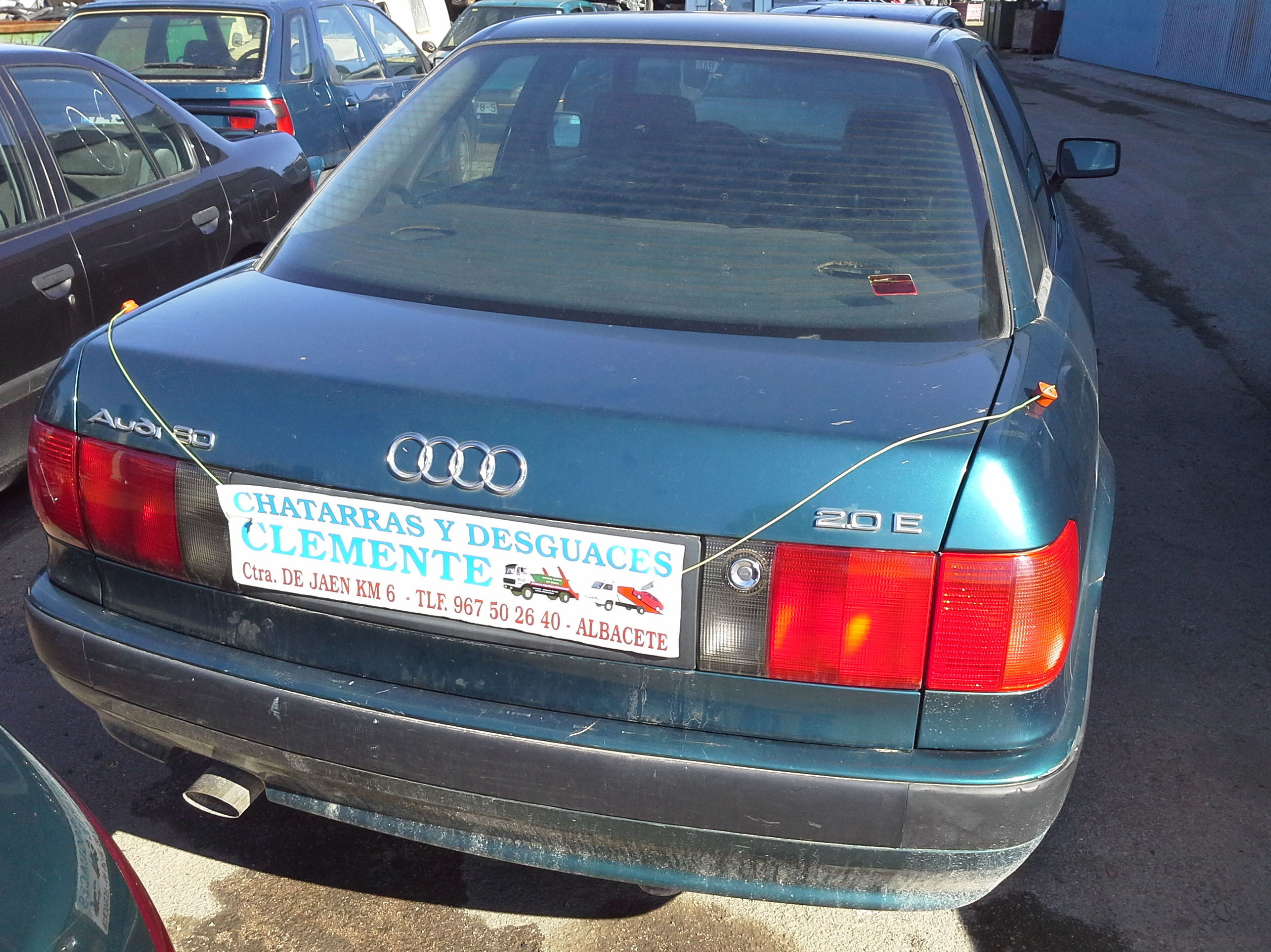 Audi 80 para desguace en desguaces Clemente de Albacete Audi 80 para desguace en desguaces Clemente de Albacete