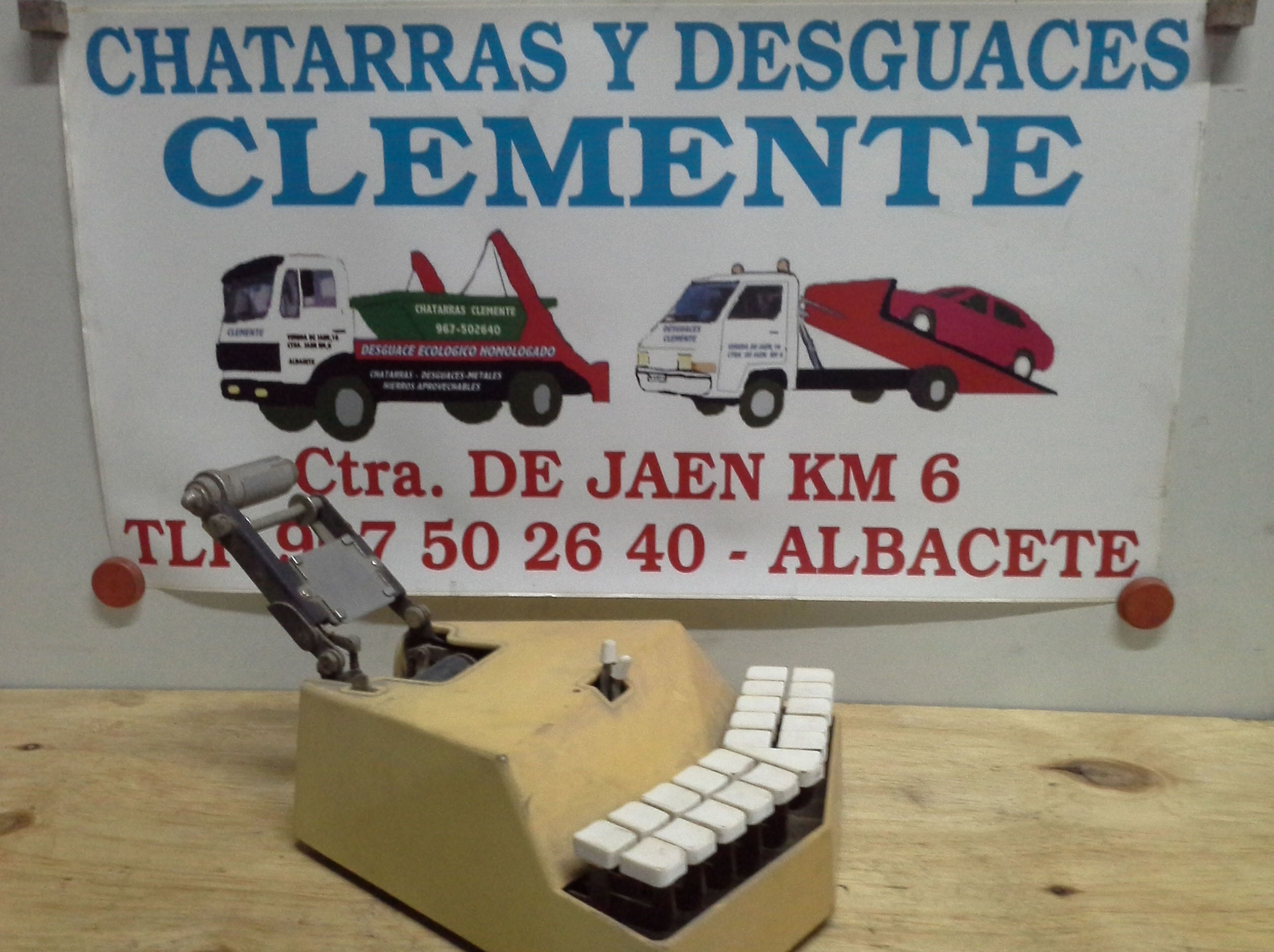 maquina de taquigrafia en desguaces clemente de albacete maquina de taquigrafia en desguaces clemente de albacete