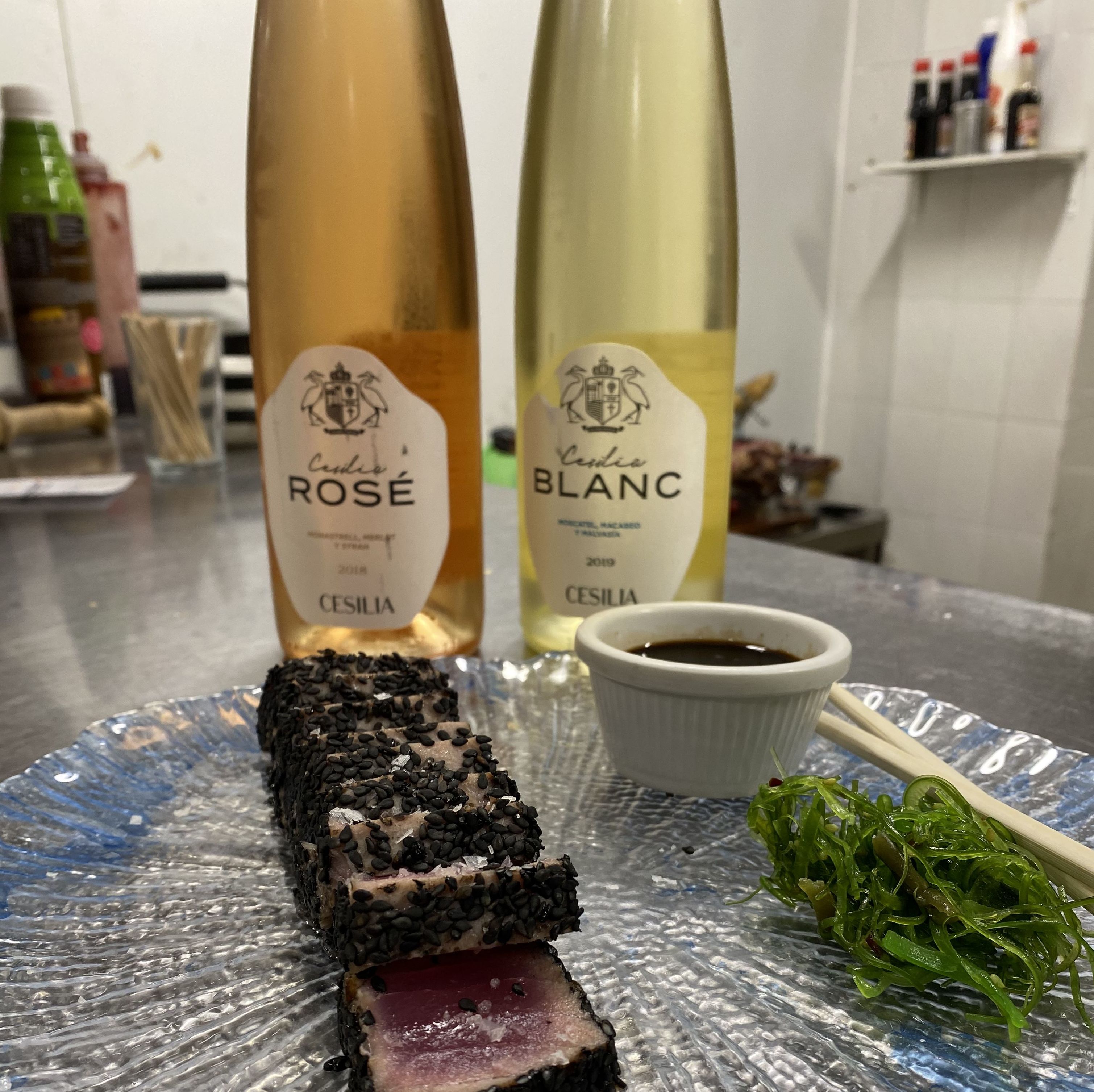 Tataki de atún Tataki de atún