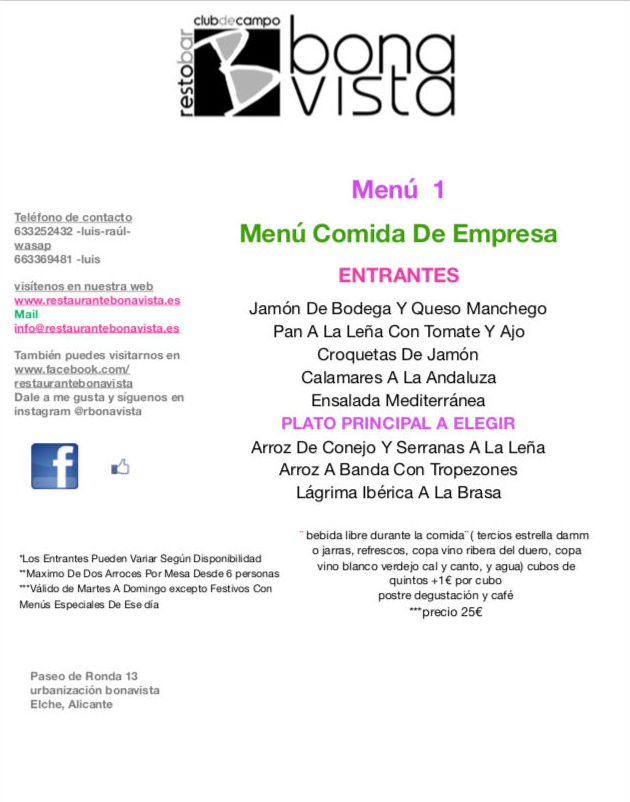 Comida empresa 1 Comida empresa 1