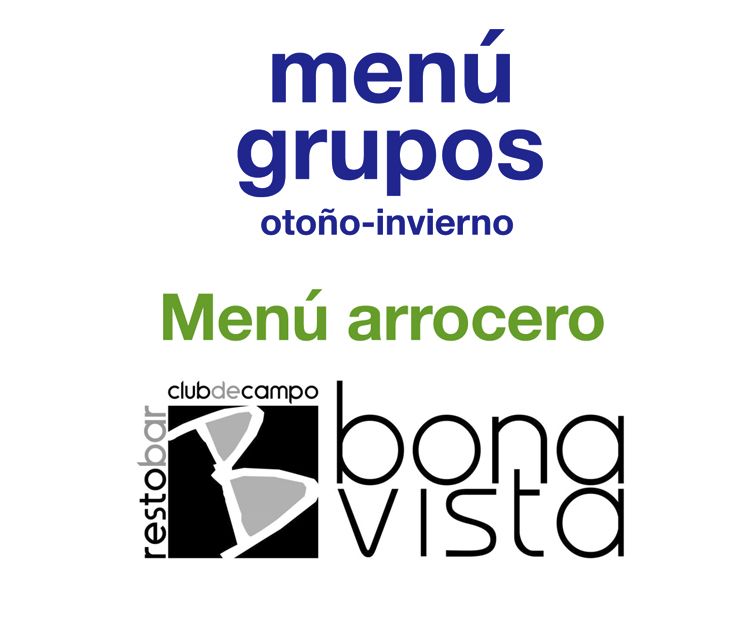 Menú Arrocero: de Restaurante Bonavista Menú Arrocero: de Restaurante Bonavista