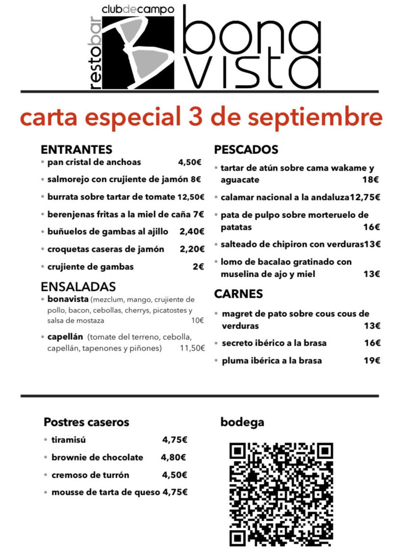 carta especial 31 de octubre haloween: Carta y Menús de Restaurante Bonavista carta especial 31 de octubre haloween: Carta y Menús de Restaurante Bonavista