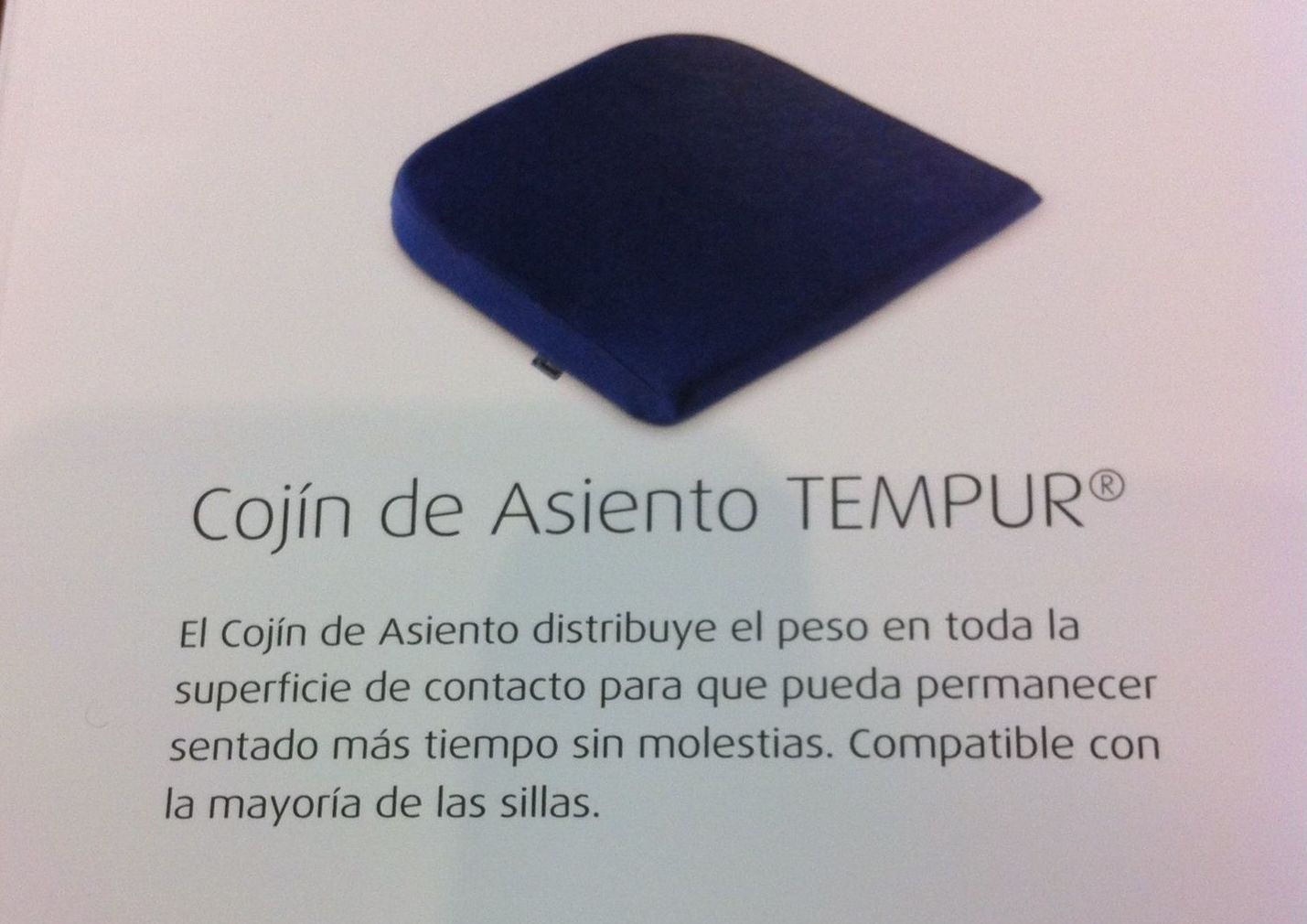 Otros productos Tempur: Servicios de Matalasseria Colchonería Doñate Otros productos Tempur: Servicios de Matalasseria Colchonería Doñate