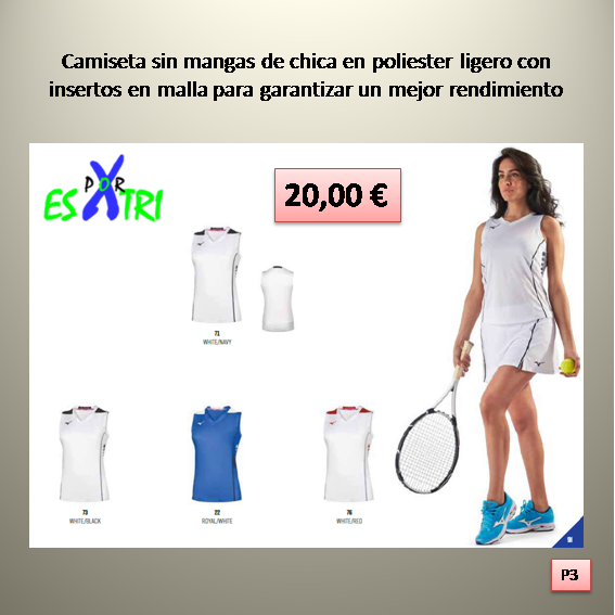 CAMISETA SIN MANGAS: de ES POR TRI CAMISETA SIN MANGAS: de ES POR TRI