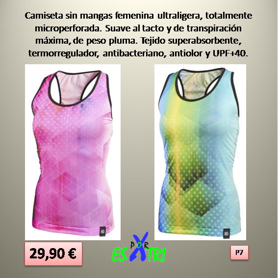CAMISETA SIN MANGAS ULTRALIGERA: de ES POR TRI CAMISETA SIN MANGAS ULTRALIGERA: de ES POR TRI