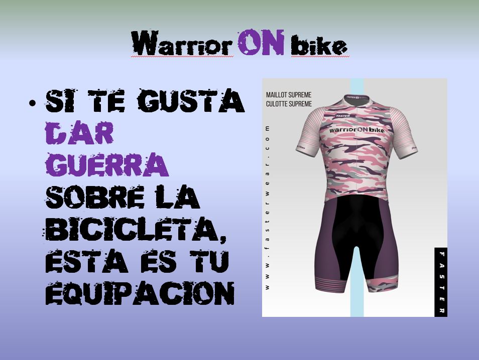 warrior ON bike: de ES X TRI warrior ON bike: de ES X TRI